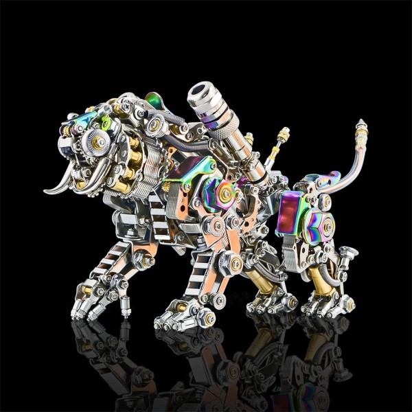 Metal Bengal Tiger Mechanical Model Kit 700+PCS