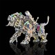 Metal Bengal Tiger Mechanical Model Kit 700+PCS