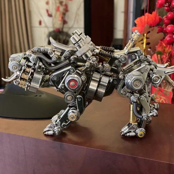 Metal Bengal Tiger Mechanical Model Kit 700+PCS