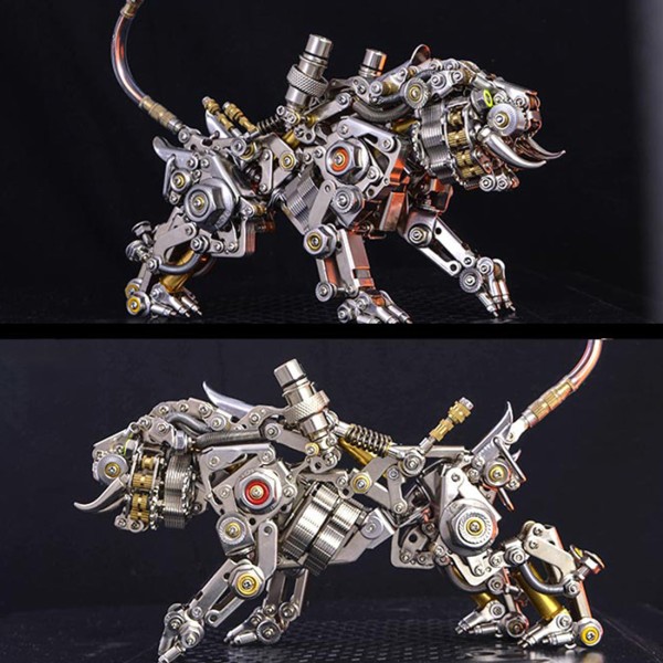 Metal Bengal Tiger Mechanical Model Kit 700+PCS