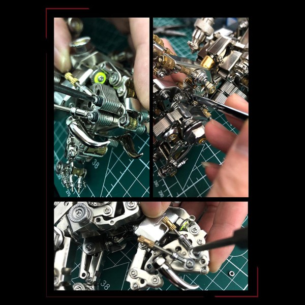 Metal Bengal Tiger Mechanical Model Kit 700+PCS