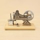 Vacuum Flame-Licker Engine Model with Wood Base