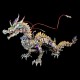 Cyberpunk Mechanical Dragon Metal Model Kit 2030+PCS