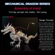 Cyberpunk Mechanical Dragon Metal Model Kit 2030+PCS