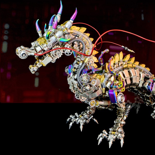 Cyberpunk Mechanical Dragon Metal Model Kit 2030+PCS