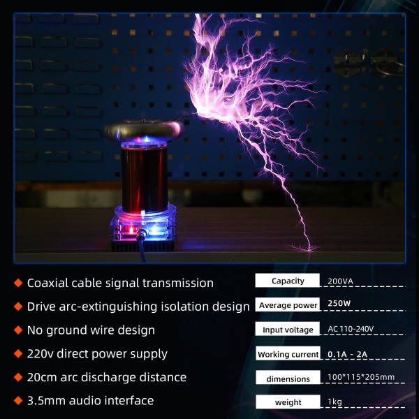 STARK SSTC Music Tesla Coil Demonstration Model STARK SSTC Music Tesla Coil Demonstration Model