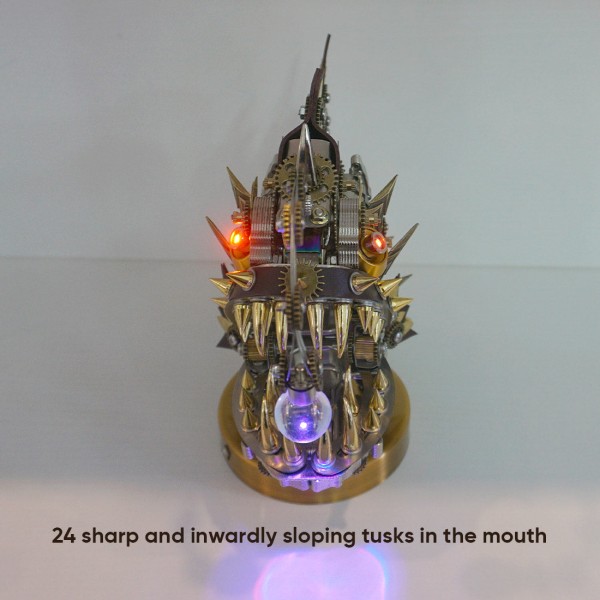 Steampunk Anglerfish Mechanical Model Kit 700+PCS