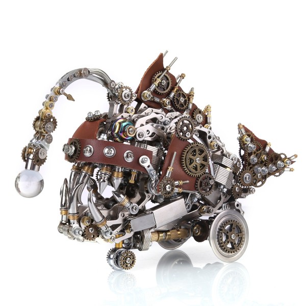 Steampunk Anglerfish Mechanical Model Kit 700+PCS