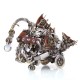 Steampunk Anglerfish Mechanical Model Kit 700+PCS