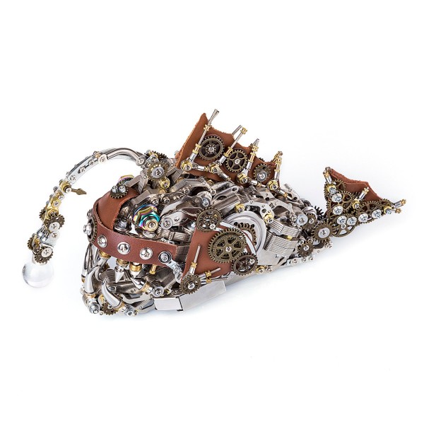 Steampunk Anglerfish Mechanical Model Kit 700+PCS