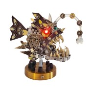 Steampunk Anglerfish Mechanical Model Kit 700+PCS