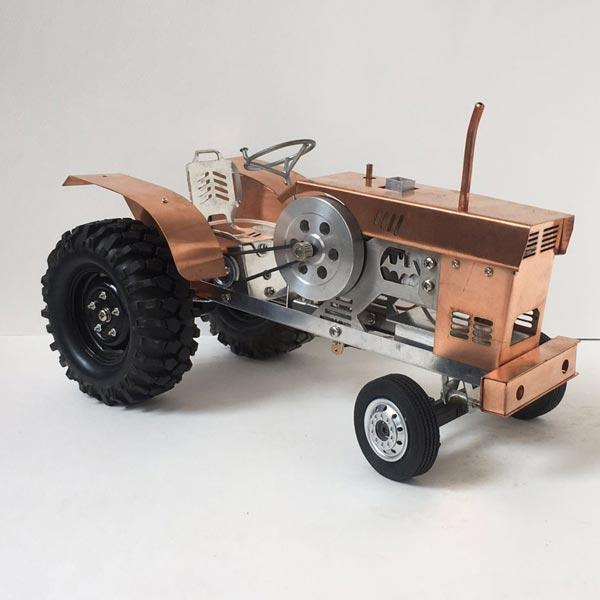 Stirling Vacuum Tractor Engine Model