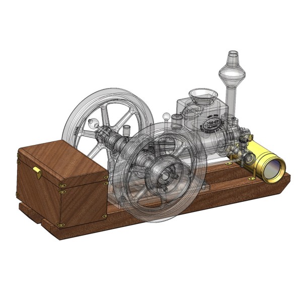 RETROL HM-01 Wood Base, Fuel Tank & Pipe Set