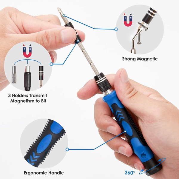 120-Piece Model Building Screwdriver & Repair Tool Set