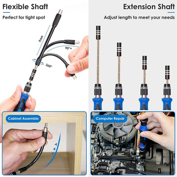 120-Piece Model Building Screwdriver & Repair Tool Set