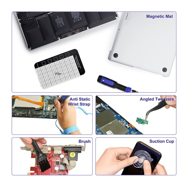 120-Piece Model Building Screwdriver & Repair Tool Set