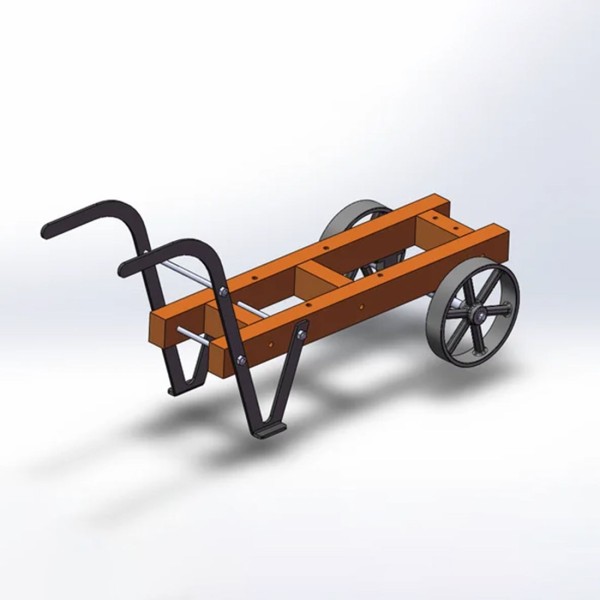 RETROL / OKMO D-Type Engine Handcart Frame RETROL / OKMO D-Type Engine Handcart Frame