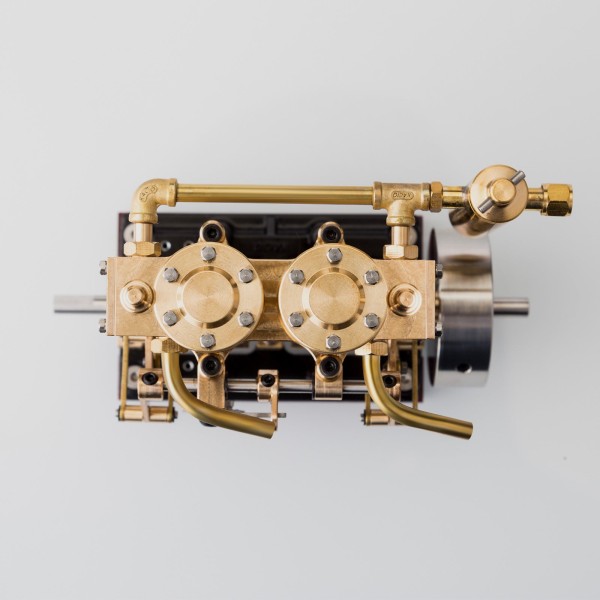 KACIO LS2-13S Twin-Cylinder Marine Steam Engine