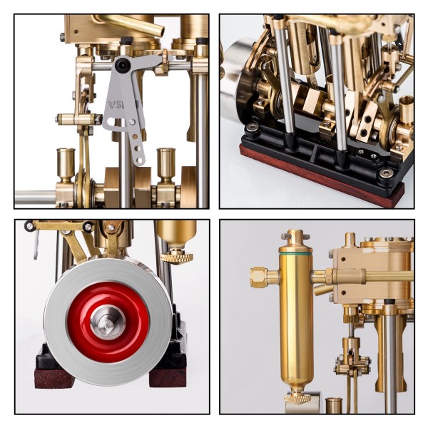 KACIO LS2-13S Twin-Cylinder Marine Steam Engine