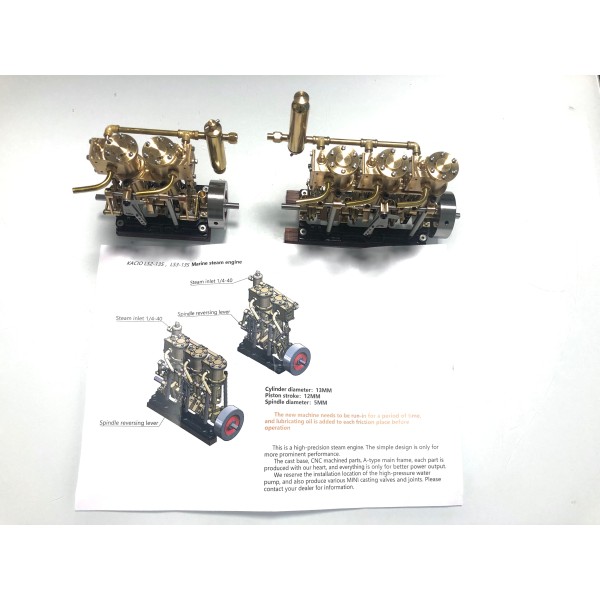 KACIO LS3-13S Three-Cylinder Marine Steam Engine