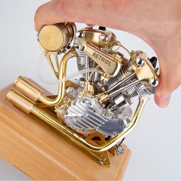 RETROL R29 4.2cc Knucklehead V-Twin Engine Model