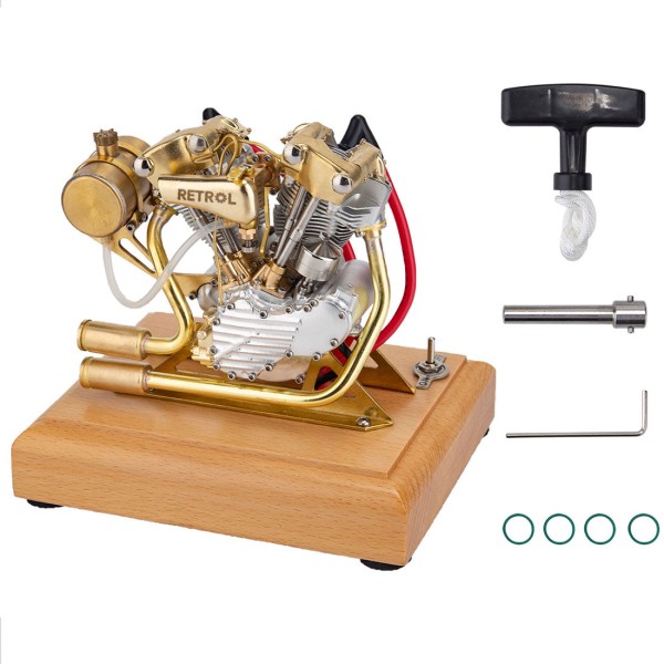 RETROL R29 4.2cc Knucklehead V-Twin Engine Model