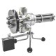 Six-Cylinder Gatling-Style Stirling Engine Model