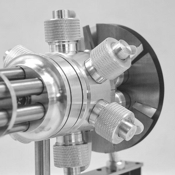 Six-Cylinder Gatling-Style Stirling Engine Model