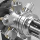 Six-Cylinder Gatling-Style Stirling Engine Model