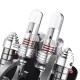 V4 Four-Cylinder Stirling Engine Generator Model