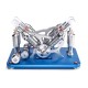 V4 Four-Cylinder Stirling Engine Generator Model