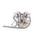 CISON FG-VT9 9cc Air-Cooled V-Twin Gasoline Engine