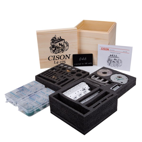 CISON FL4-175 17.5cc Flathead Inline-4 Engine Model