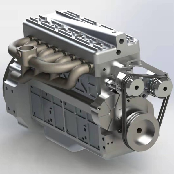 CISON FL4-175 17.5cc Flathead Inline-4 Engine Model