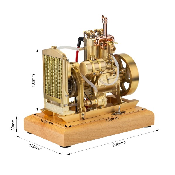 H74 5cc Water-Cooled Inline-2 Tractor Engine Model H74 5cc Water-Cooled Inline-2 Tractor Engine Model