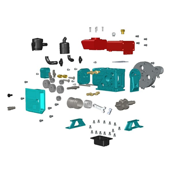CISON / RETROL L100 Single-Cylinder Gasoline Engine Model