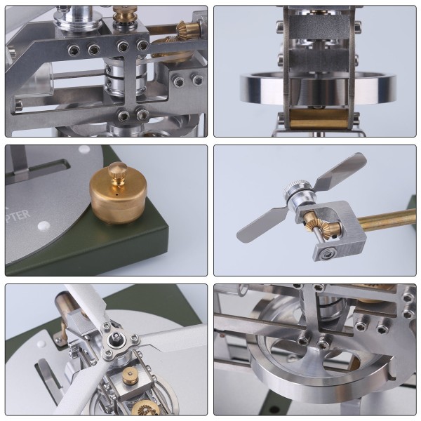 ENJOMOR Gamma Stirling Helicopter Model Kit