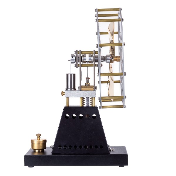 ENJOMOR Heat-Powered 4-Blade Stirling Stove Fan Model