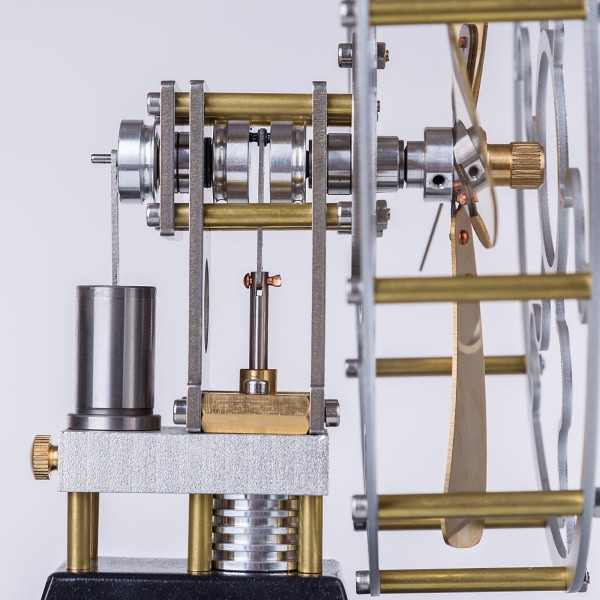 ENJOMOR Heat-Powered 4-Blade Stirling Stove Fan Model