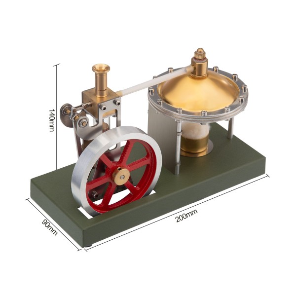 ENJOMOR Hero’s Piston Steam Engine Kit with Boiler