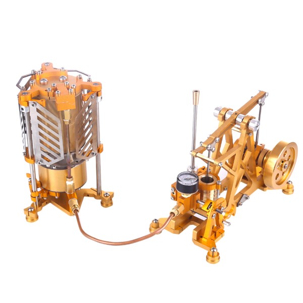 ENJOMOR Watt-Style Steam Pump Engine with Boiler