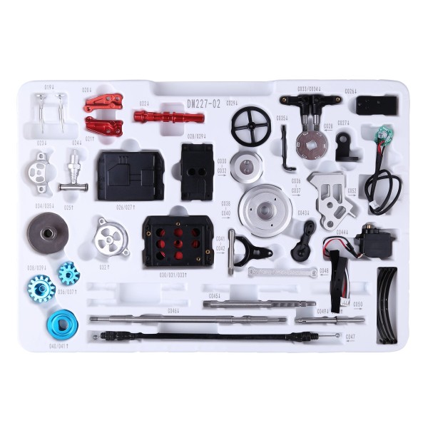 TECHING Classic Car Engine & Chassis Assembly Kit 310+PCS