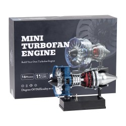 TECHING DM122 1:14 Mini Turbofan Engine Kit 170+PCS