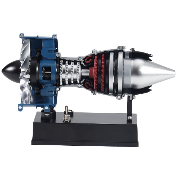 TECHING DM122 1:14 Mini Turbofan Engine Kit 170+PCS