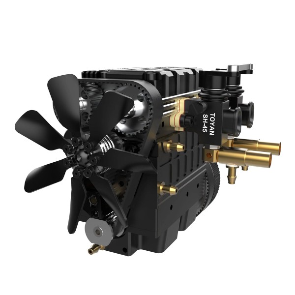 SEMTO / TOYAN FS-L200AC 7cc Inline-2 Nitro Engine Kit