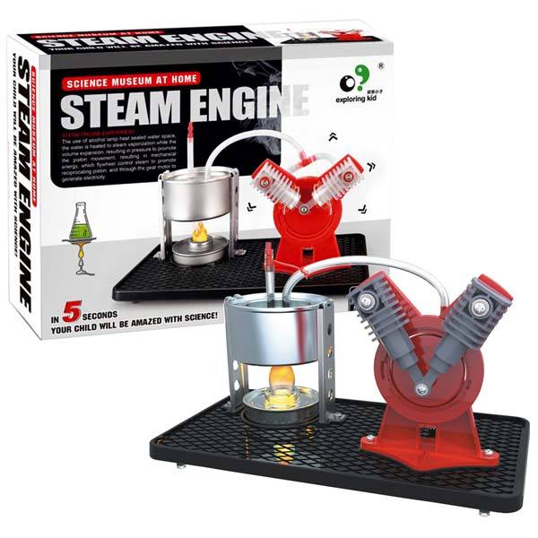 V-Twin Steam Engine Science Experiment Kit 43PCS