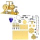 ENJOMOR Balance-Beam Stirling Generator Kit