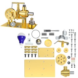 ENJOMOR Balance-Beam Stirling Generator Kit