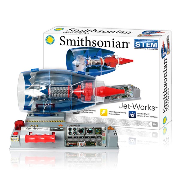 Smithsonian Jet Works Transparent Turbofan Science Kit