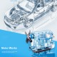Smithsonian Motor Works Transparent 4-Cylinder Engine Kit